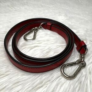 COACH Red Silver Replacement Shoulder Strap